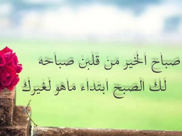 شعر صباح الخير حبيبتي 5661 7