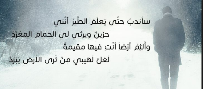 ابيات شعر حزينة - خواطر شعريه عن الحزن 5877