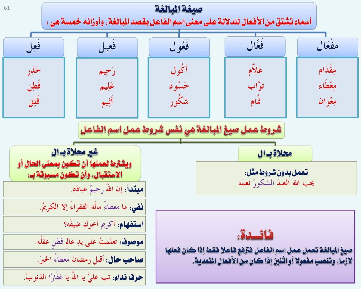 كلمات على وزن فعول , امثله علي وزن فعول