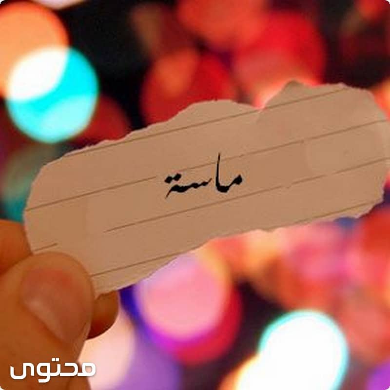 معنى اسم ماسة - ما هو معنى اسم ماسة- 1831 3