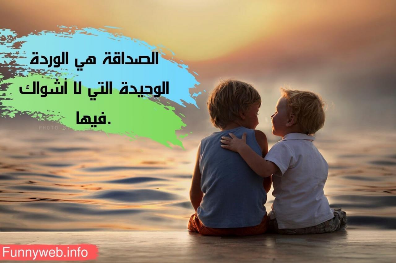 كلمات عن الصداقة