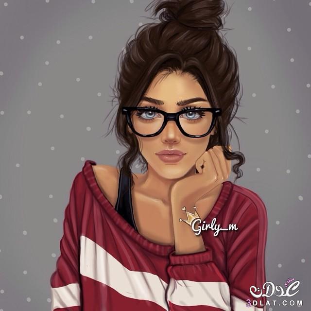 بنات كيوت رسم - احلى الرسومات لالطف الكائنات 136