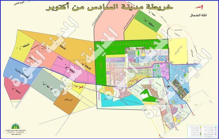 خريطة 6 اكتوبر - تعرف على مدينة 6 اكتوبر والشيخ زويد 11721 4