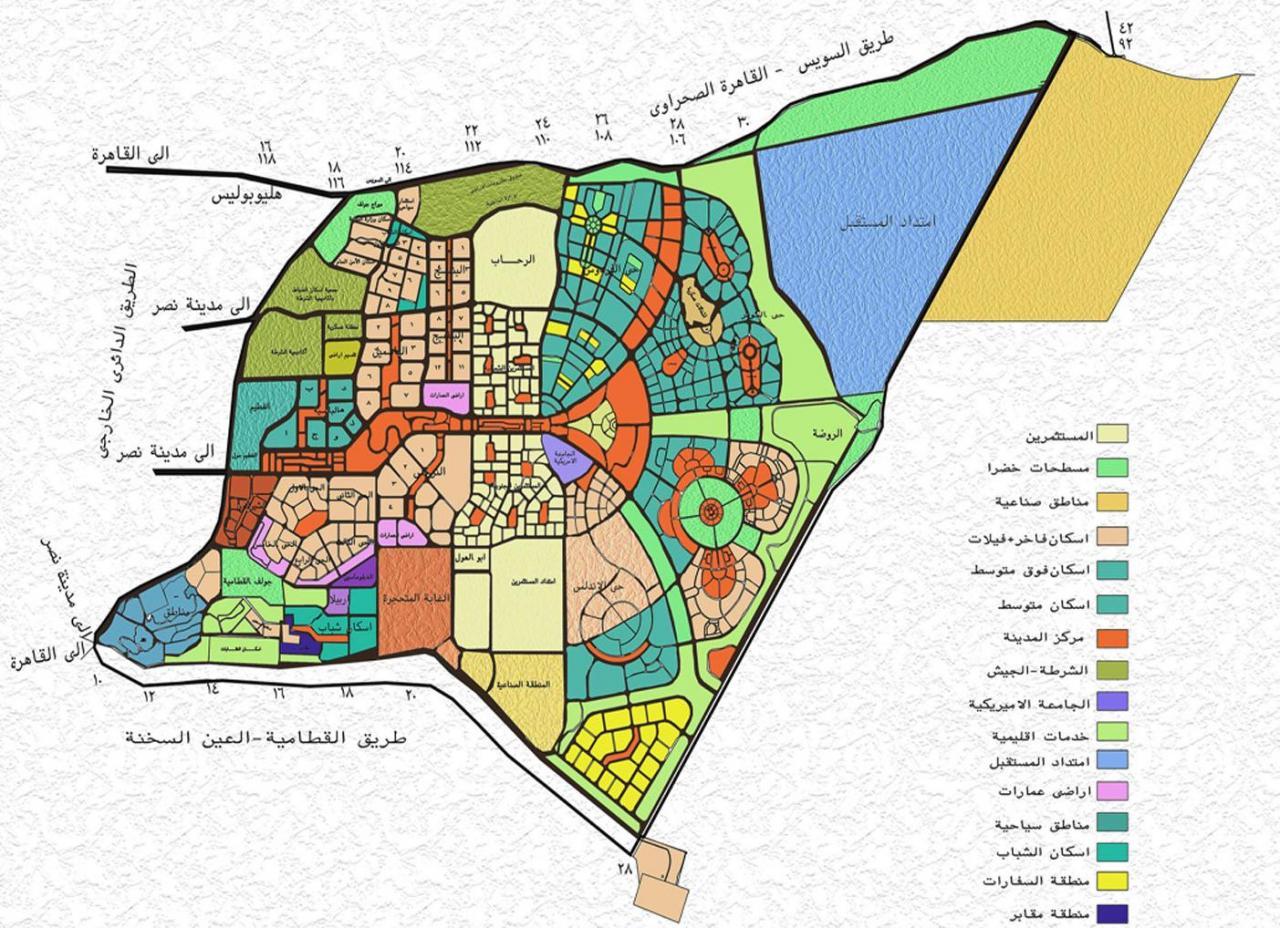 خريطة 6 اكتوبر - تعرف على مدينة 6 اكتوبر والشيخ زويد 11721 7