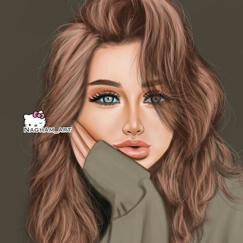 بنات كيوت رسم - احلى الرسومات لالطف الكائنات 136 2